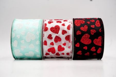 Cinta de alambre con brillo en forma de corazón para el Día de San Valentín - Cinta de alambre con brillo en forma de corazón para el Día de San Valentín